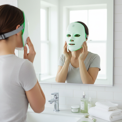 Rechargeable Facial LED Mask 7 Colors LED Photon Beauty Mask Skin Rejuvenation Home Face Lifting Whitening Skin Care Beauty Mask