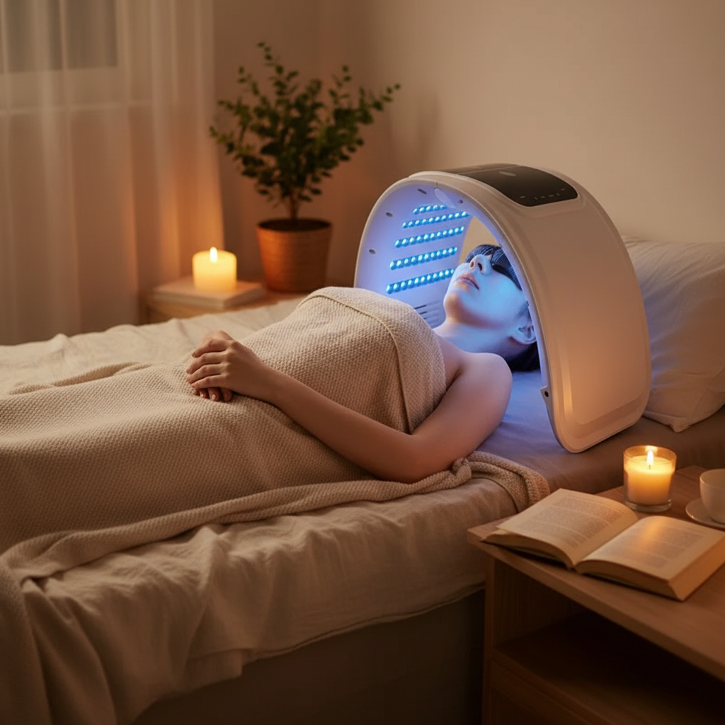 Masque Facial LED 7 couleurs, équipement PDT, SPA, dispositif de pulvérisation faciale, lumière de rajeunissement de la peau, Machines de beauté du corps pour le soins de la peau